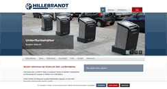 Desktop Screenshot of hillebrandt-stahlbau.de